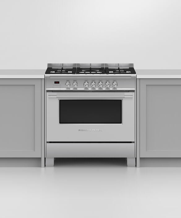 Fisher and Paykel Freestanding Cooker F&P 90cm Gas C/top OR90SCG2X1
