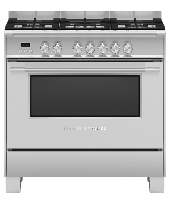 Fisher and Paykel Freestanding Cooker F&P 90cm Gas C/top OR90SCG2X1