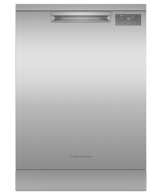 Fisher & Paykel - Dishwasher F&P Stainless Steel Pocket Standard Front UI - DW60FC2X2