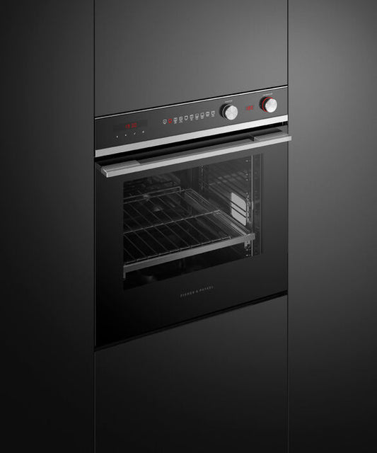Fisher & Paykel - Oven F&P Single 85L 9 Function Pyrolytic Stainless Contemporary - OB60SD9PX2