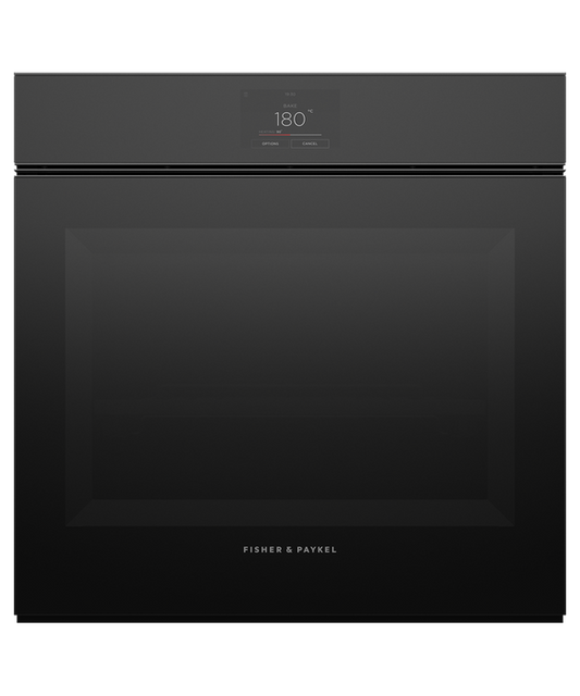 Oven F&P Pyro 5" TFT 60cm Handle-less Minimal Black