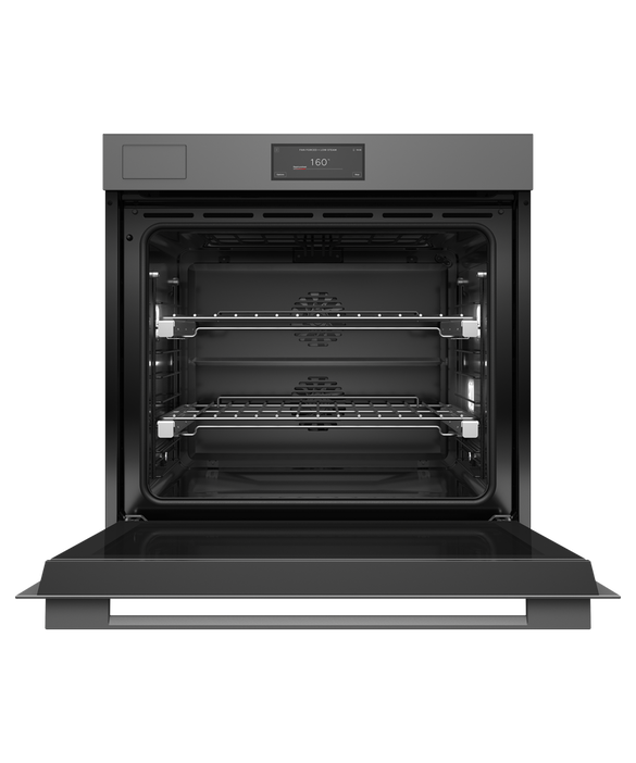 OB76SMPSUG3 Series 11 - 76cm Minimal Pyrolytic Steam Assist Oven - Grey Glass