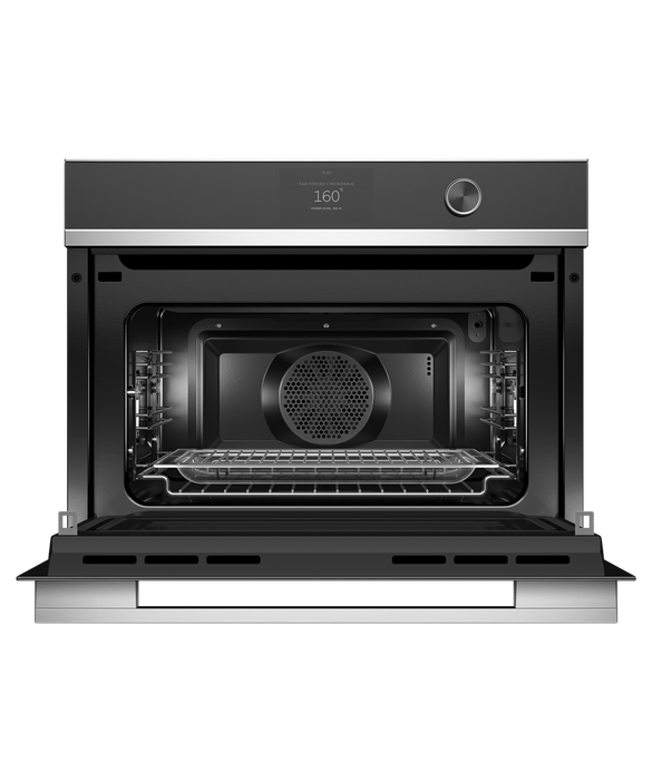 Fisher & Paykel - Oven F&P Compact Micro Combi 5" TFT 60cm Stainless Contemporary - OM60NDTDX1