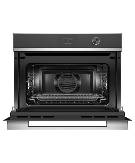 Fisher & Paykel - Oven F&P Compact Micro Combi 5" TFT 60cm Stainless Contemporary - OM60NDTDX1