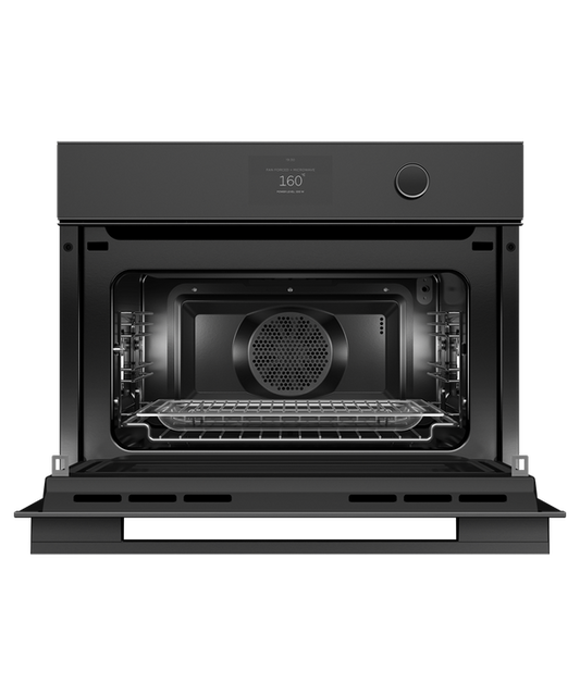 Fisher & Paykel - Oven F&P Compact Micro Combi 5" TFT 60cm Black Minimal - OM60NMTDB1