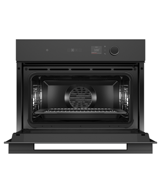 Oven F&P Compact Combi Steam Small TFT 60cm Black Minimal