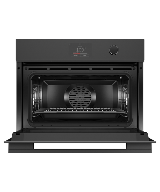 Fisher & Paykel - Oven F&P Compact Combi Steam 5" TFT 60cm Black Minimal - OS60NMTDB1