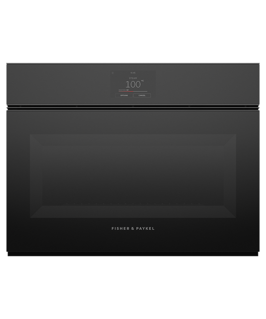 Oven F&P Combi Steam 5" TFT 60cm Handle-less Minimal Black