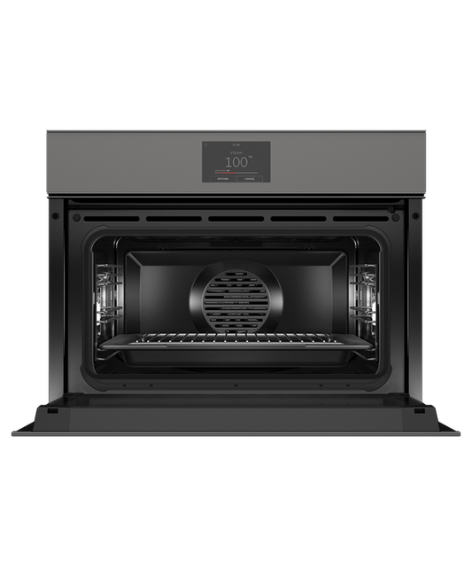 Oven F&P Combi Steam 5" TFT 60cm Handle-less Minimal Grey