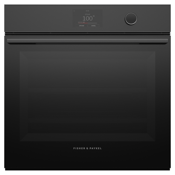 Fisher & Paykel - Oven F&P 60" Combination Steam Touchscreen Black Minimal - OS60SMTDB1