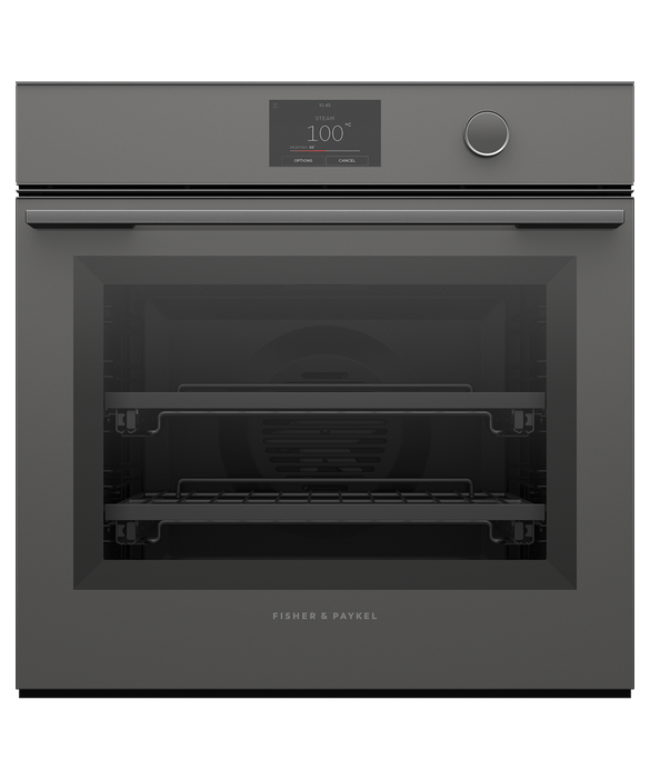 Fisher & Paykel - Oven F&P 60" Combination Steam Touchscreen Grey Minimal - OS60SMTDG1