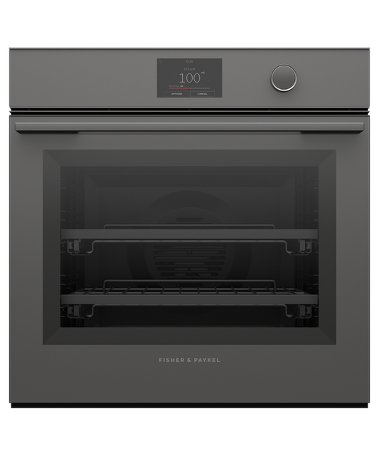 Fisher & Paykel - Oven F&P 60" Combination Steam Touchscreen Grey Minimal - OS60SMTDG1
