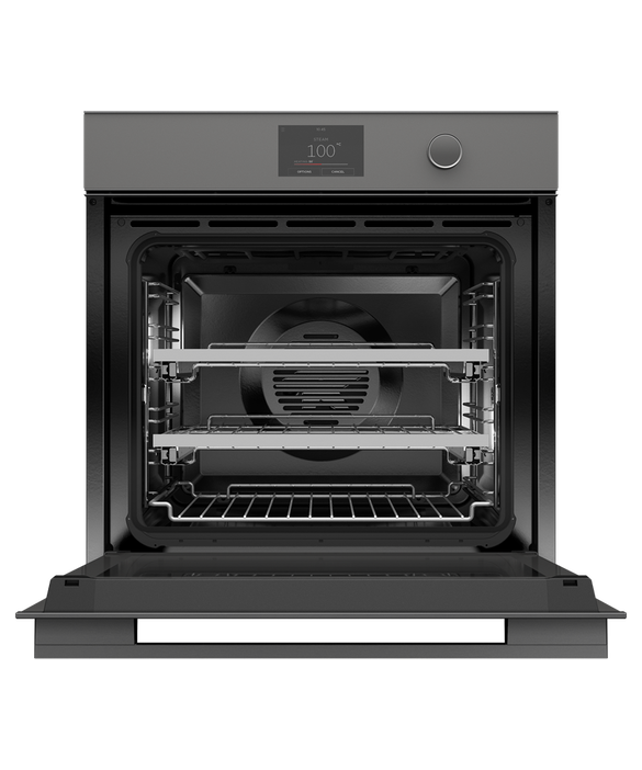 Fisher & Paykel - Oven F&P 60" Combination Steam Touchscreen Grey Minimal - OS60SMTDG1