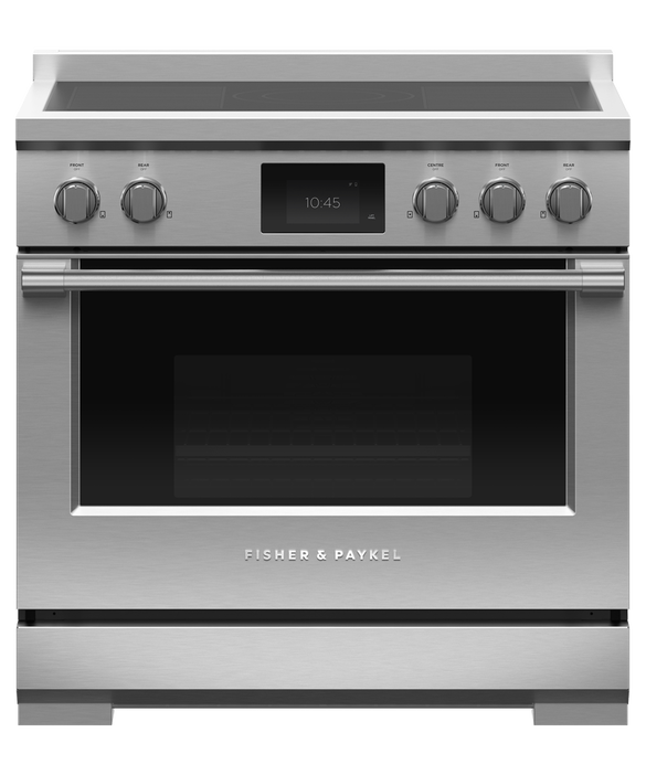 Fisher and Paykel Freestanding Cooker F&P 90cm Pro Range Induction RIV3-915