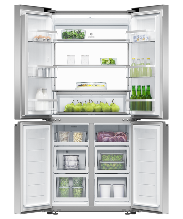 Fisher & Paykel - Refrig F&P Quad Door 500L Stainless Steel - RF500QNX1