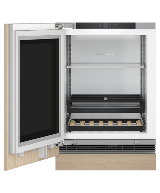 Refrig F&P Under-Counter Beverage Centre 60cm Transparent Door RS6009SBLT1