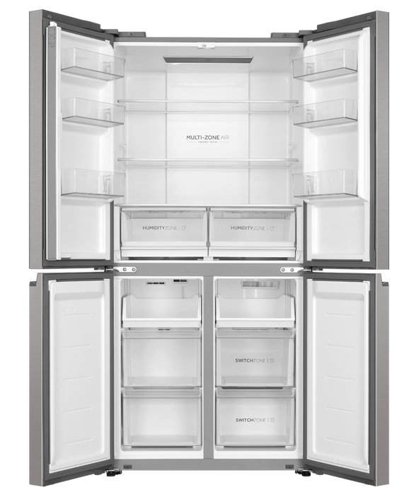Refrig Haier Quad Door Satina