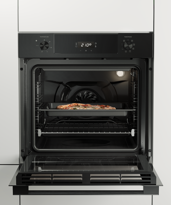 Haier - Oven Haier Single 70L 7 Function with Air Fry Tray Black - HWO60S7EB4 - *Superseded