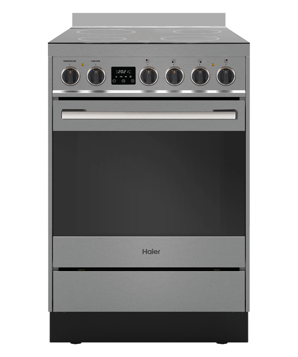 Haier - F/s Range Haier Elec Oven 76L 9 Fxn Ceramic C/top - HOR60S9CESX1