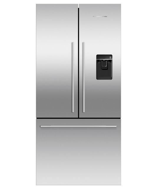 Fisher & Paykel - Refrig F&P Designer French Door Ice&Water S/Steel Refrigerator/Freezer - RF522ADUX5