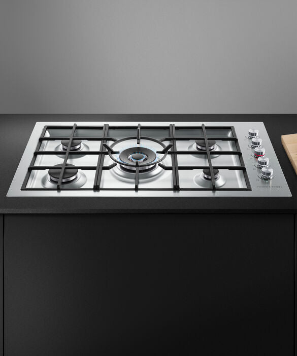 Fisher & Paykel - Cooktop F&P Gas Flush 5 Burner NG - CG905DWNGFCX3