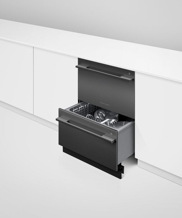 Fisher & Paykel - DishDrawer F&P Designer Double Black WIFI - DD60DDFB9