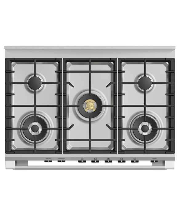 Fisher & Paykel - Freestanding Cooker F&P 90cm Gas C/top - OR90SCG6W1