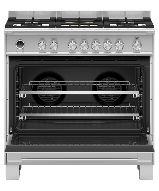 Fisher & Paykel - Freestanding Cooker F&P 90cm Gas C/top - OR90SCG6X1