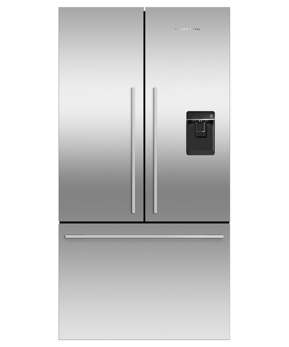 Fisher & Paykel - Refrig F&P Designer French Door Ice&Water S/Steel Refrigerator/Freezer - RF610ADUX5