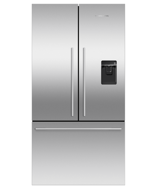 Fisher & Paykel - Refrig F&P Designer French Door Ice&Water S/Steel Refrigerator/Freezer - RF610ADUX5