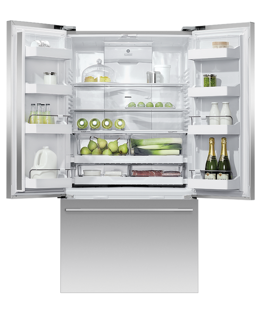 Fisher & Paykel - Refrig F&P Designer French Door Ice&Water S/Steel Refrigerator/Freezer - RF610ADUX5