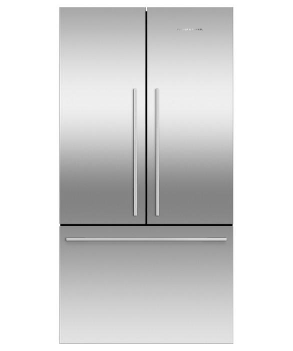 Fisher & Paykel - Refrig F&P Designer French Door S/Steel Refrigerator/Freezer - RF610ADX5