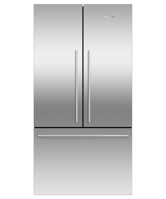 Fisher & Paykel - Refrig F&P Designer French Door S/Steel Refrigerator/Freezer - RF610ADX5
