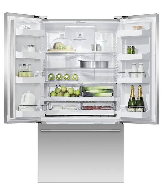 Fisher & Paykel - Refrig F&P Designer French Door S/Steel Refrigerator/Freezer - RF610ADX5