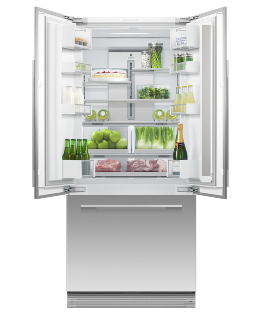Fisher & Paykel - Refrig F&P Integrated French Door Ice&Water - RS80AU1