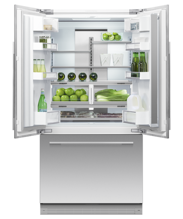 Fisher & Paykel - Refrig F&P Integrated French Door Non Ice&Water - RS90A1