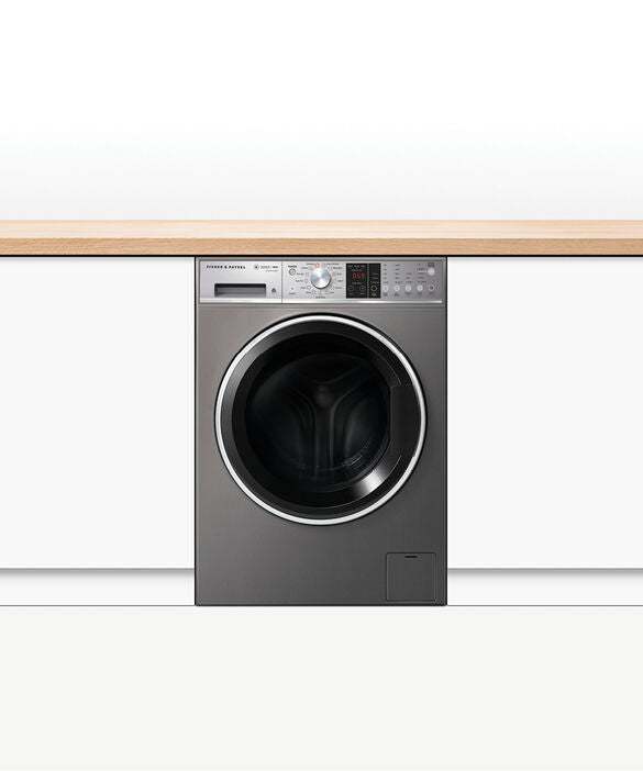 Fisher & Paykel - Washer F&P 10kg Front Load Steam Auto-dose Connected Graphite - WH1060SG1