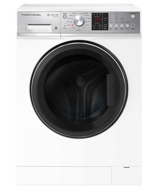 Fisher & Paykel - Washer F&P 8.0kg Front Load WashSmart Steam - WH8060P3
