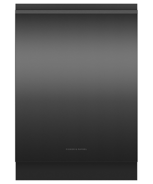 Fisher & Paykel - Dishwasher F&P Built Under Stainless Black Recessed Tall Top UI - DW60UNT4B2