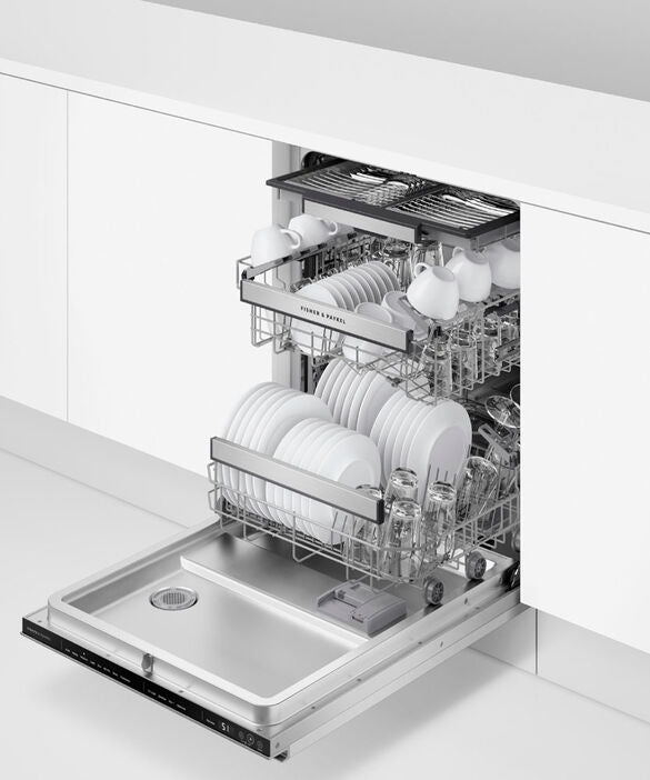 Fisher & Paykel - Dishwasher F&P Built Under Stainless Steel Recessed Tall Top UI - DW60UNT4X2