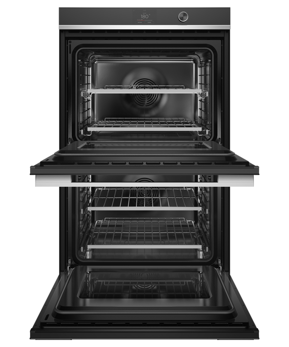 Oven F&P Double 230L 17 Function Dial Pyrolytic OB76DDPTDX2