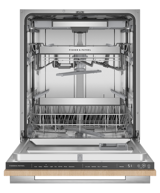 Fisher & Paykel - Dishwasher F&P Built Under Integrated Standard Top UI - DW60U4I2