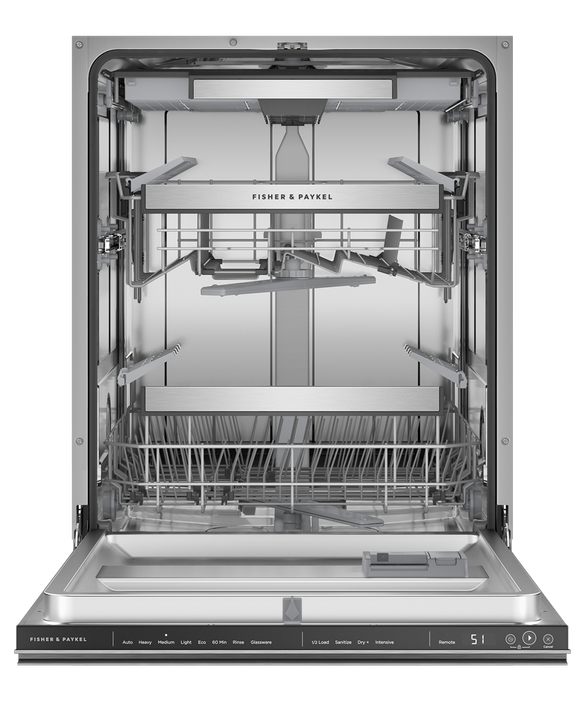 Fisher & Paykel - Dishwasher F&P Built Under Stainless Steel Recessed Tall Top UI - DW60UNT4X2