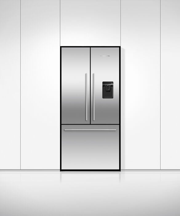 Fisher & Paykel - Refrig F&P Designer French Door Ice&Water S/Steel Refrigerator/Freezer - RF522ADUX5