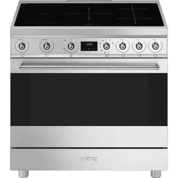 Smeg 90Cm  Freestanding Oven With Induction Cooktop - C9IMX2