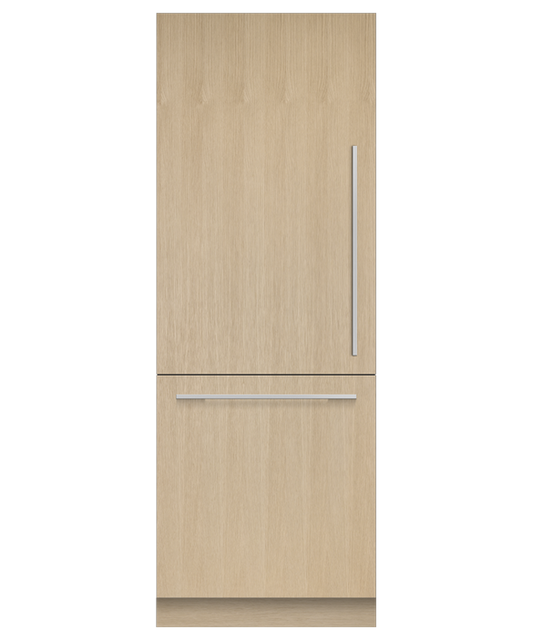 Fisher & Paykel - Refrig/Fzr F&P Integrated Bottom Mount 76cm (30") Left Hand Hinged - RS7621WLUK1