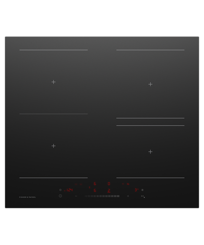 CI604ZCTPB2 Series 5 - 60cm 4 Zone Induction Cooktop SmartZone Low Current - Black Glass