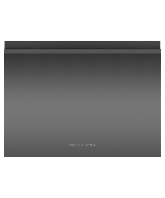 Fisher & Paykel - DishDrawer F&P Single Recessed Handle Black Stainless - DD60ST4NB9