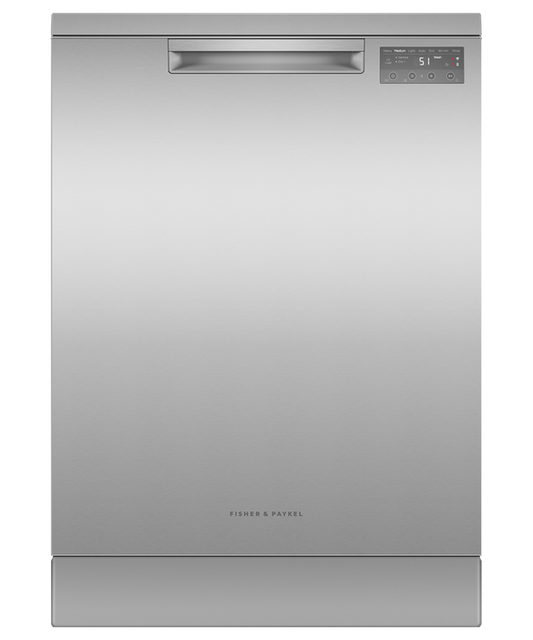 Fisher & Paykel - Dishwasher F&P Stainless Steel Pocket Standard Front UI - DW60FC1X2