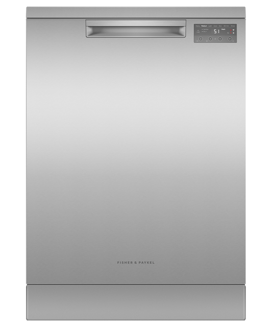 Fisher & Paykel Dishwasher Stainless Steel Pocket Standard Front UI - DW60FC1X2